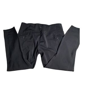 Athleta black vented athletic legggings